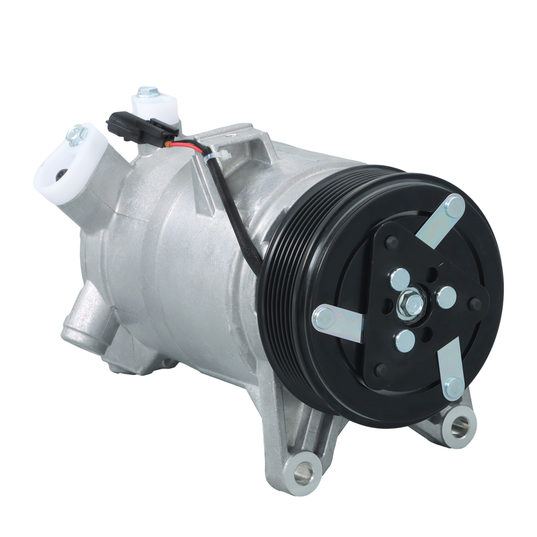 Amazon.com: WFLNHB AC Compressor and A/C Clutch, A/C Ports 7